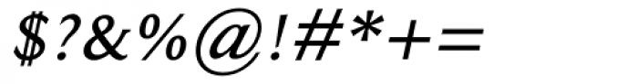 Ela Demiserif Plain Caps Italic Font OTHER CHARS