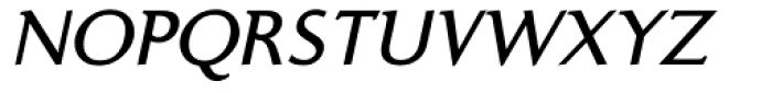 Ela Demiserif Plain Caps Italic Font UPPERCASE