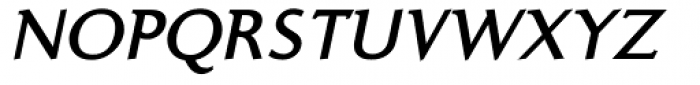 Ela Demiserif SemiBold Caps Italic Font UPPERCASE