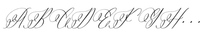 Eladorna  Italic Font UPPERCASE