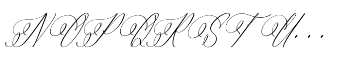 Eladorna  Italic Font UPPERCASE