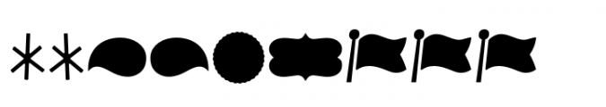 Elah Pro Regular YDingbats Font UPPERCASE
