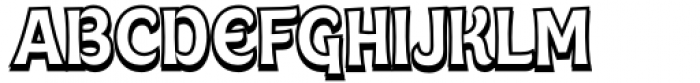 Elah Regular Inline Font UPPERCASE