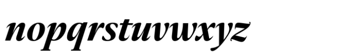 Elaine Bold Italic Font LOWERCASE