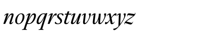 Elaine Book Italic Font LOWERCASE