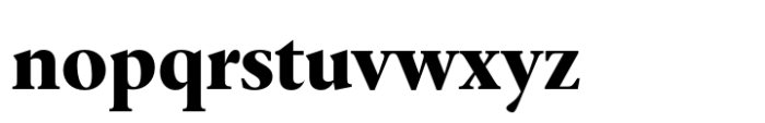 Elaine ExtraBold Font LOWERCASE