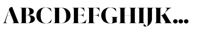 Elaine Grand Black Font UPPERCASE