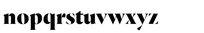 Elaine Grand Black Font LOWERCASE