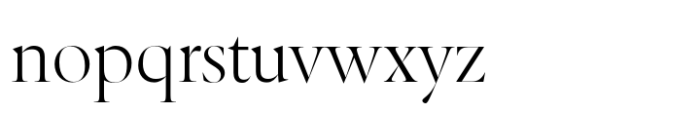 Elaine Grand Light Font LOWERCASE