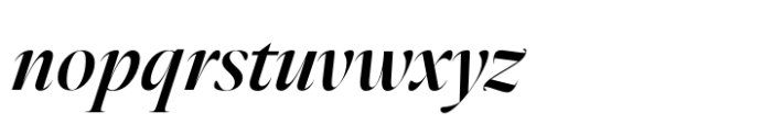 Elaine Grand Medium Italic Font LOWERCASE