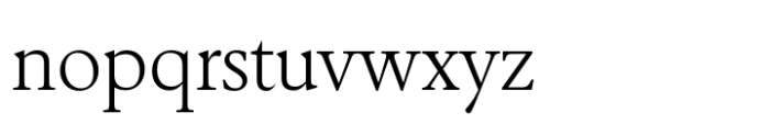 Elaine Light Font LOWERCASE