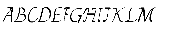 Elan Serif Font UPPERCASE