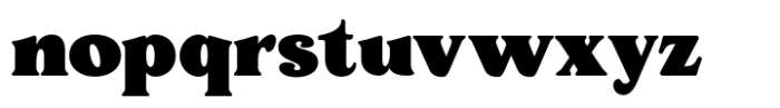 Elanor Black Font LOWERCASE