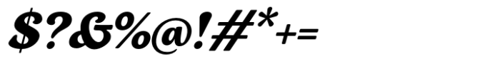 Elanor Bold Italic Font OTHER CHARS