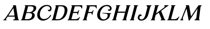 Elanor Italic Font UPPERCASE