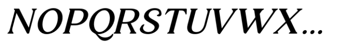 Elanor Italic Font UPPERCASE
