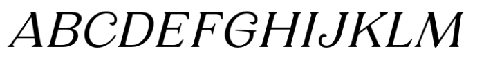 Elanor Light Italic Font UPPERCASE