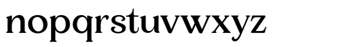Elanor Regular Font LOWERCASE