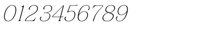 Elanor Thin Italic Font OTHER CHARS