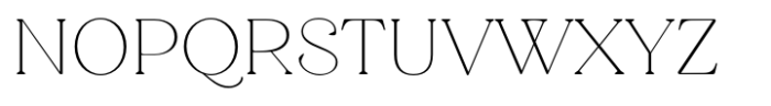 Elanor Thin Font UPPERCASE