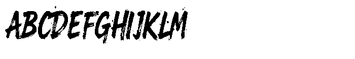 Elanova Brush Font UPPERCASE