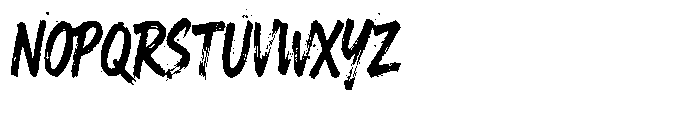 Elanova Brush Font UPPERCASE