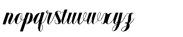 Elarine Font LOWERCASE