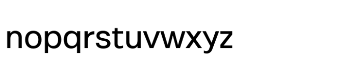 Elastik Regular A Font LOWERCASE