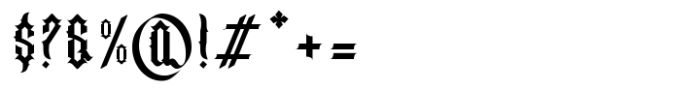 Elaxors Font OTHER CHARS