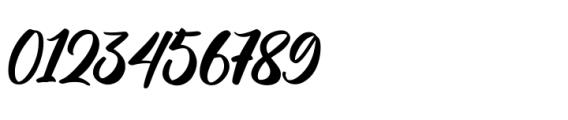 Elbrush Signation Script Solid Font OTHER CHARS
