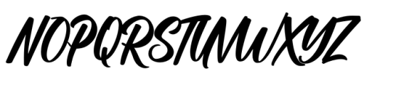 Elbrush Signation Script Solid Font UPPERCASE