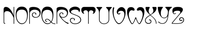 Eleckatrical Banana JNL Regular Font LOWERCASE