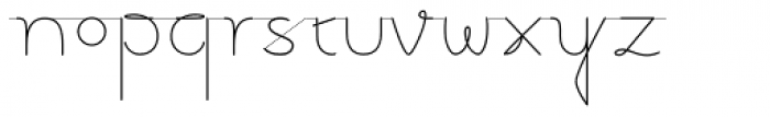 Electric Cable Font LOWERCASE