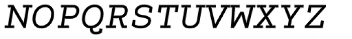 Electrica Medium Italic Font UPPERCASE