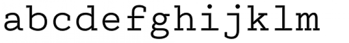 Electrica Regular Font LOWERCASE