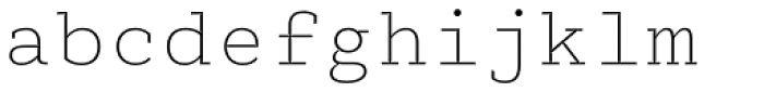 Electrica Thin Font LOWERCASE