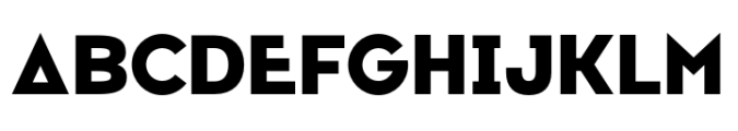 Electronica Black Font UPPERCASE