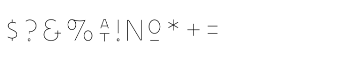 Electrum Inline Font OTHER CHARS