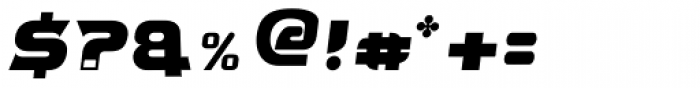 Elefont Emboss Italic Font OTHER CHARS