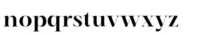 Elegan Blend Regular Font LOWERCASE