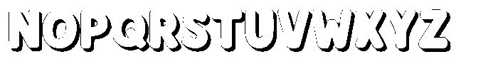 Elegancy script Elegancy display Shadow Font LOWERCASE