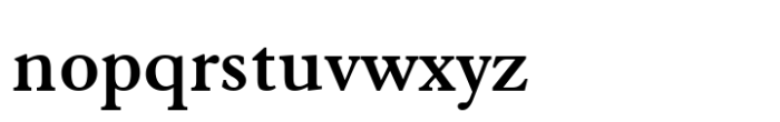 Elegant Garamond Std Bold Font LOWERCASE