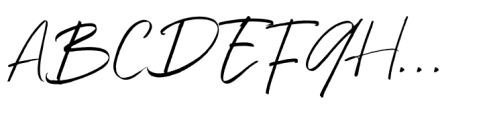 Elegant Season Clean Script Font UPPERCASE