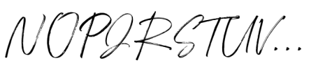 Elegant Season Rought Script Font UPPERCASE