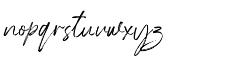 Elegant Season Rought Script Font LOWERCASE