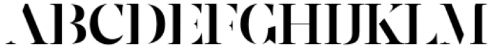 Elegante Classica Stencil Font UPPERCASE