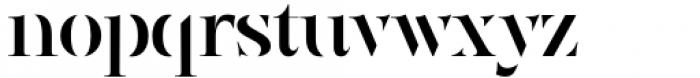 Elegante Classica Stencil Font LOWERCASE