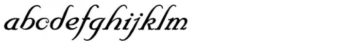 Elegeion Script Font LOWERCASE