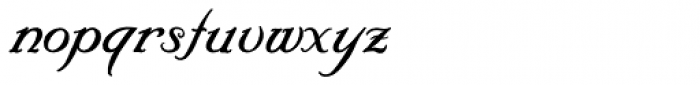 Elegeion Script Font LOWERCASE