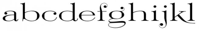 Elegia Light Font LOWERCASE